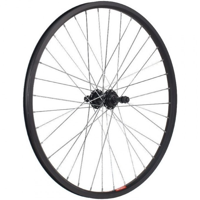 Колесо STARK 24" MTB,заднее под трещотку двойной обод DH18 черный черная втулка FR-09R DISC 36H 4670094410182 Колесо STARK 24" MTB,заднее под трещотку двойной обод DH18 черный черная втулка FR-09R DISC 36H 4670094410182