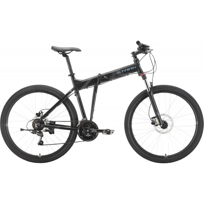 Велосипед STARK COBRA 27.2 D, рама 18", (2023) черный/серый/черный 4670094411165 Велосипед STARK COBRA 27.2 D, рама 18", (2023) черный/серый/черный 4670094411165