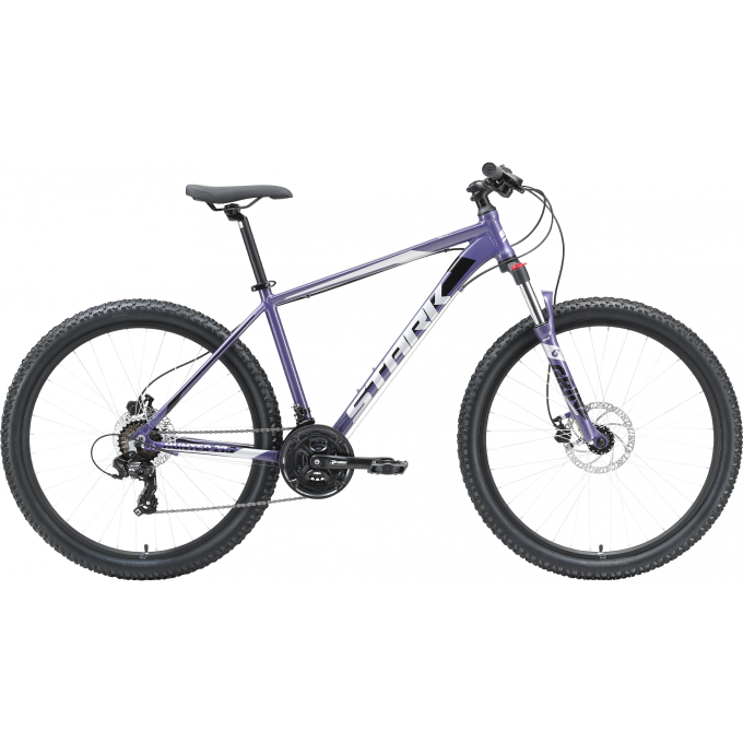 Велосипед STARK HUNTER 27.2 HD, рама 20", (2023) фиолетовый/серый/черный 4670094415057 Велосипед STARK HUNTER 27.2 HD, рама 20", (2023) фиолетовый/серый/черный 4670094415057
