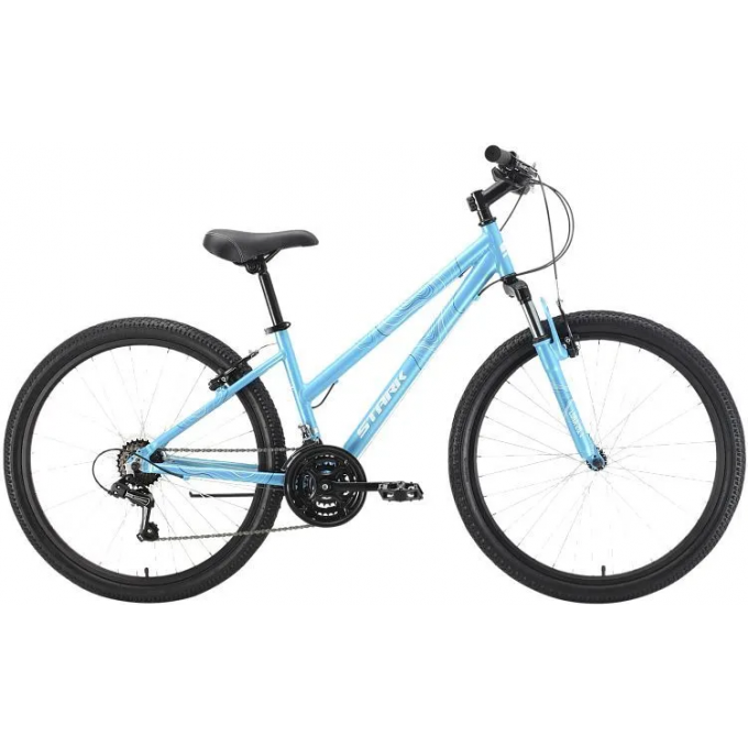 Велосипед STARK LUNA 26.1 V, рама 16", (2022) голубой/фиолетовый 4670094404464 Велосипед STARK LUNA 26.1 V, рама 16", (2022) голубой/фиолетовый 4670094404464
