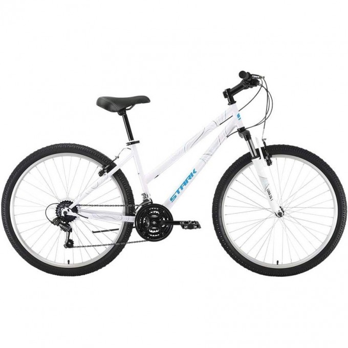 Велосипед STARK LUNA 26.1 V STEEL, рама 16", (2021) белый/голубой 4670094407823 Велосипед STARK LUNA 26.1 V STEEL, рама 16", (2021) белый/голубой 4670094407823