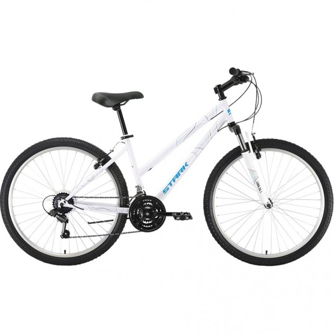 Велосипед STARK LUNA 26.1 V STEEL, рама 16", (2022) белый/голубой 4670094410298 Велосипед STARK LUNA 26.1 V STEEL, рама 16", (2022) белый/голубой 4670094410298