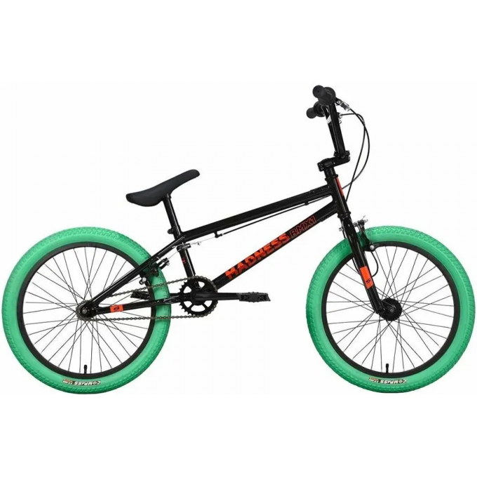 Велосипед STARK MADNESS BMX 1 (2022) черный/красный/зеленый 4670094415804 Велосипед STARK MADNESS BMX 1 (2022) черный/красный/зеленый 4670094415804