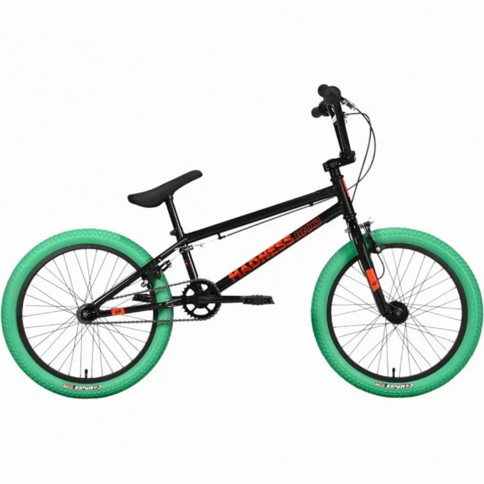 Велосипед STARK MADNESS BMX 1 (2023) черный/красный/зеленый 4670094414265 Велосипед STARK MADNESS BMX 1 (2023) черный/красный/зеленый 4670094414265