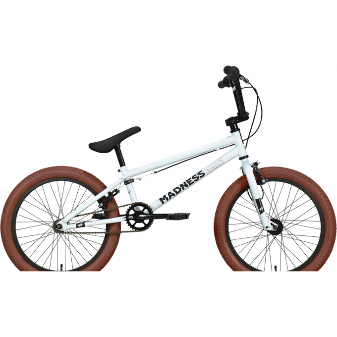 Велосипед STARK MADNESS BMX 1 (2023) серебристый/черный/коричневый 4670094414296 Велосипед STARK MADNESS BMX 1 (2023) серебристый/черный/коричневый 4670094414296