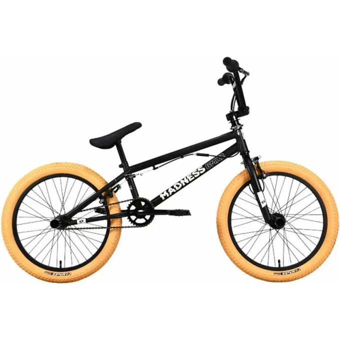 Велосипед STARK MADNESS BMX 2 (2022) черный/кремовый/кремовый 4670094415842 Велосипед STARK MADNESS BMX 2 (2022) черный/кремовый/кремовый 4670094415842