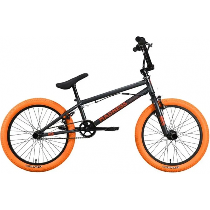 Велосипед STARK MADNESS BMX 2 (2022) серый/оранжевый/оранжевый 4670094415828 Велосипед STARK MADNESS BMX 2 (2022) серый/оранжевый/оранжевый 4670094415828