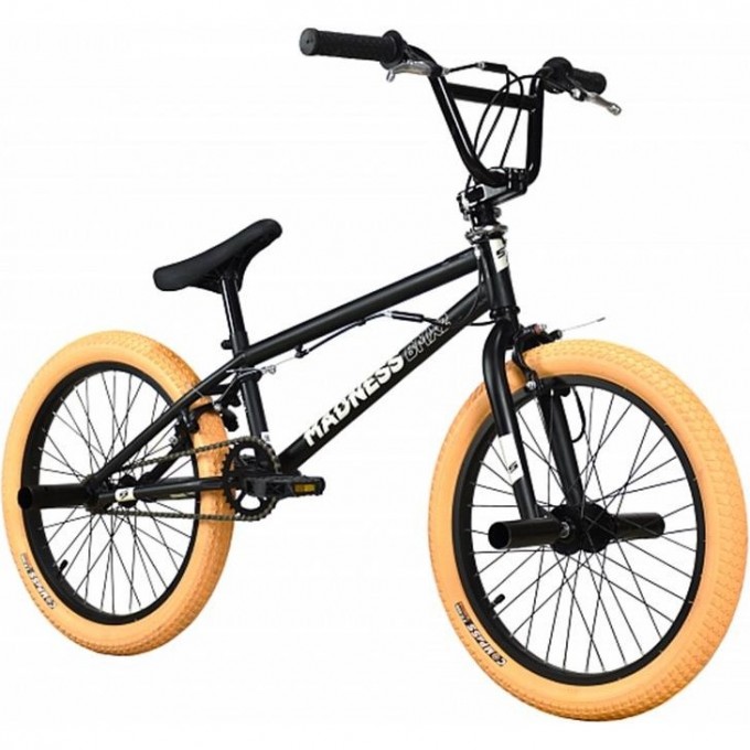 Велосипед STARK MADNESS BMX 2 (2023) черный/кремовый/кремовый 4670094414333 Велосипед STARK MADNESS BMX 2 (2023) черный/кремовый/кремовый 4670094414333