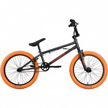 Велосипед STARK MADNESS BMX 2 (2023) серый/оранжевый/оранжевый