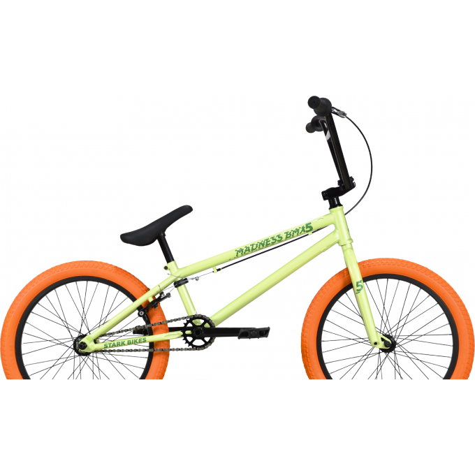 Велосипед STARK MADNESS BMX 5 (2023) оливковый/зеленый/оранжевый 4670094414371 Велосипед STARK MADNESS BMX 5 (2023) оливковый/зеленый/оранжевый 4670094414371