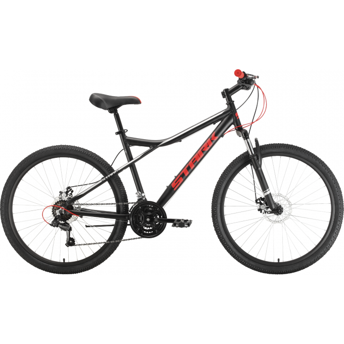 Велосипед STARK SLASH 26.1 D, рама 16", (2022) черный/красный 4670094405980 Велосипед STARK SLASH 26.1 D, рама 16", (2022) черный/красный 4670094405980
