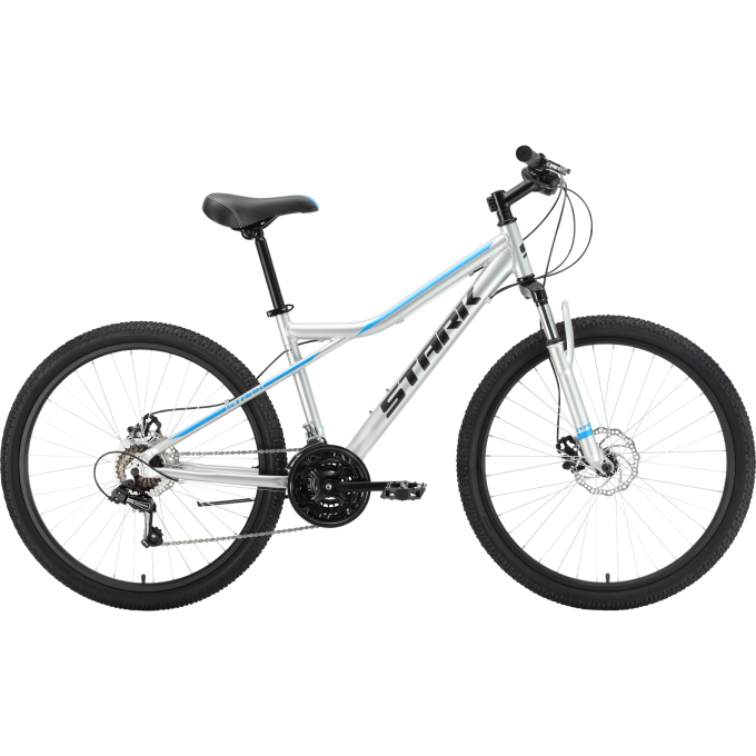 Велосипед STARK SLASH 26.2 D, рама 18", (2022) серый/голубой 4670094407915 Велосипед STARK SLASH 26.2 D, рама 18", (2022) серый/голубой 4670094407915