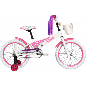 Велосипед STARK TANUKI 18 GIRL (2023) белый/фиолетовый Велосипед STARK TANUKI 18 GIRL (2023) белый/фиолетовый