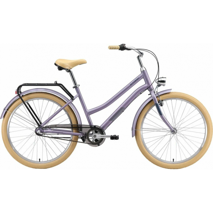 Велосипед STARK'24 COMFORT LADY 3SPEED сиреневый матовый металлик/серый/бежевый 18" 4670094417006 Велосипед STARK'24 COMFORT LADY 3SPEED сиреневый матовый металлик/серый/бежевый 18" 4670094417006