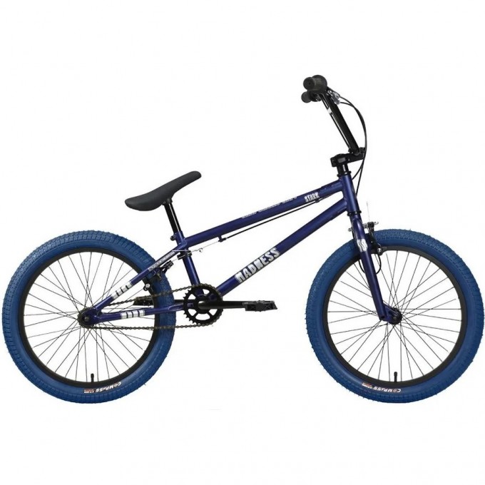 Велосипед STARK'24 MADNESS BMX 1 темно-синий матовый/серебристый/синий, красный 4670094417839 Велосипед STARK'24 MADNESS BMX 1 темно-синий матовый/серебристый/синий, красный 4670094417839