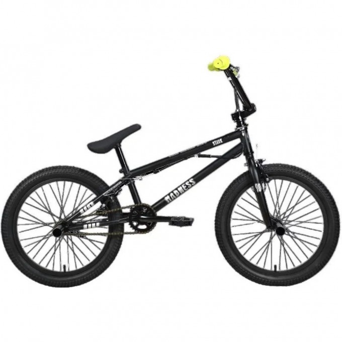 Велосипед STARK'24 MADNESS BMX 2 черный матовый/серебристый/черный 4670094417952 Велосипед STARK'24 MADNESS BMX 2 черный матовый/серебристый/черный 4670094417952