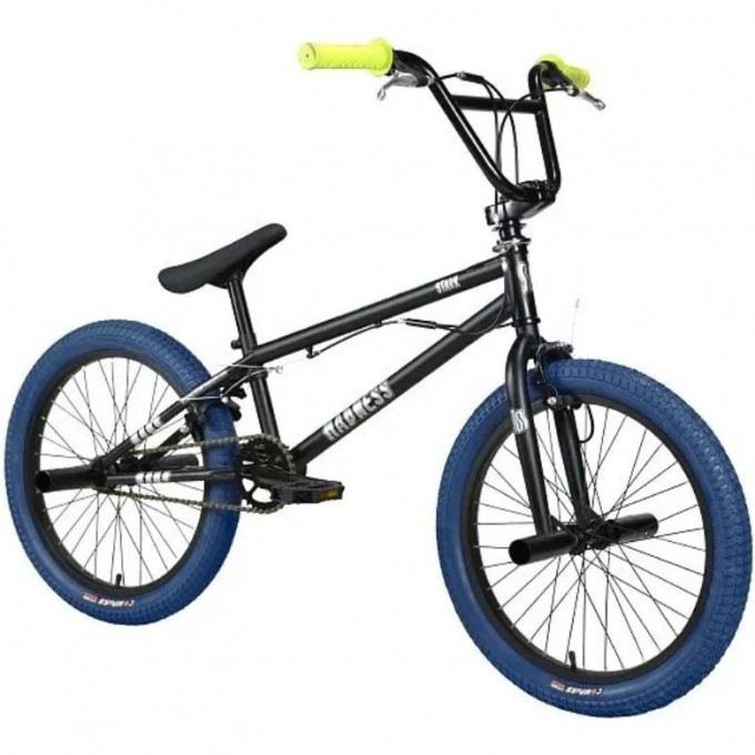 Велосипед STARK'24 MADNESS BMX 2 черный матовый/серебристый/темно-синий 4670094417938 Велосипед STARK'24 MADNESS BMX 2 черный матовый/серебристый/темно-синий 4670094417938