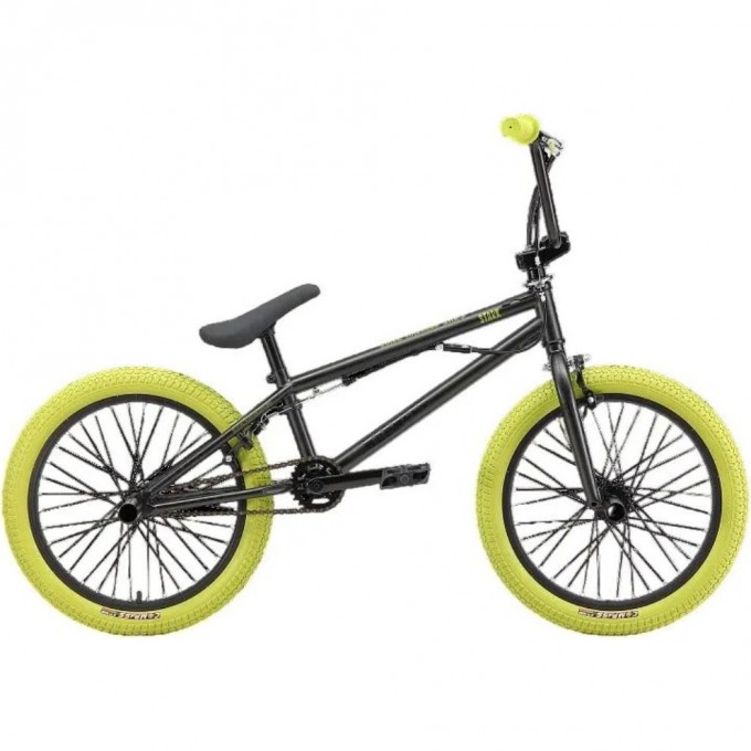Велосипед STARK'24 MADNESS BMX 3 антрацитовый матовый/антрацитовый глянцевый, зеленый/хаки 4670094417990 Велосипед STARK'24 MADNESS BMX 3 антрацитовый матовый/антрацитовый глянцевый, зеленый/хаки 4670094417990