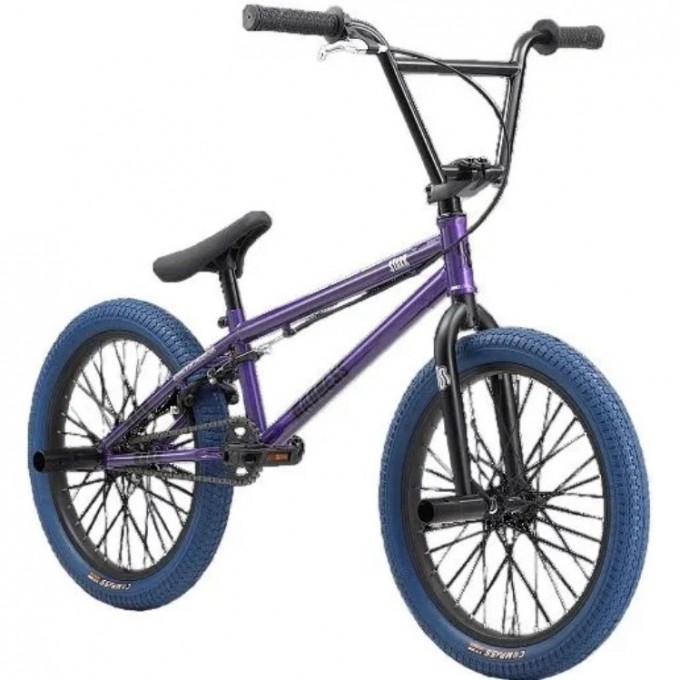Велосипед STARK'24 MADNESS BMX 4 серо-фиолетовый/черный/темно-синий 4670094418072 Велосипед STARK'24 MADNESS BMX 4 серо-фиолетовый/черный/темно-синий 4670094418072