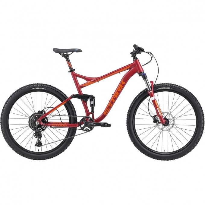 Велосипед STARK'24 TACTIC FS 27.4 HD красный матовый/оранжевый 20" 4670094418638 Велосипед STARK'24 TACTIC FS 27.4 HD красный матовый/оранжевый 20" 4670094418638