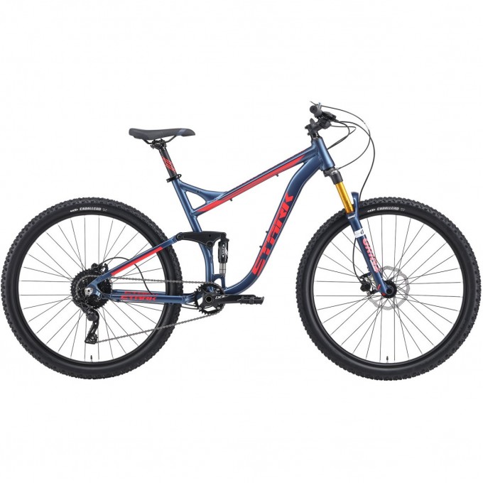 Велосипед STARK'24 TACTIC FS LT 29.5 HD темно-синий матовый/красный 22" 4670094418713 Велосипед STARK'24 TACTIC FS LT 29.5 HD темно-синий матовый/красный 22" 4670094418713