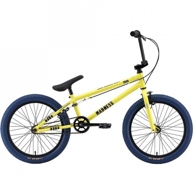 Велосипед STARK'25 MADNESS BMX 1 лимонный/черный/черный 4670094422789 Велосипед STARK'25 MADNESS BMX 1 лимонный/черный/черный 4670094422789