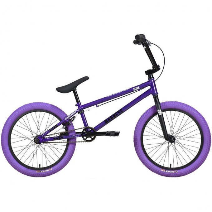 Велосипед STARK'25 MADNESS BMX 4 серо-фиолетовый/черный/фиолетовый 4670094422895 Велосипед STARK'25 MADNESS BMX 4 серо-фиолетовый/черный/фиолетовый 4670094422895
